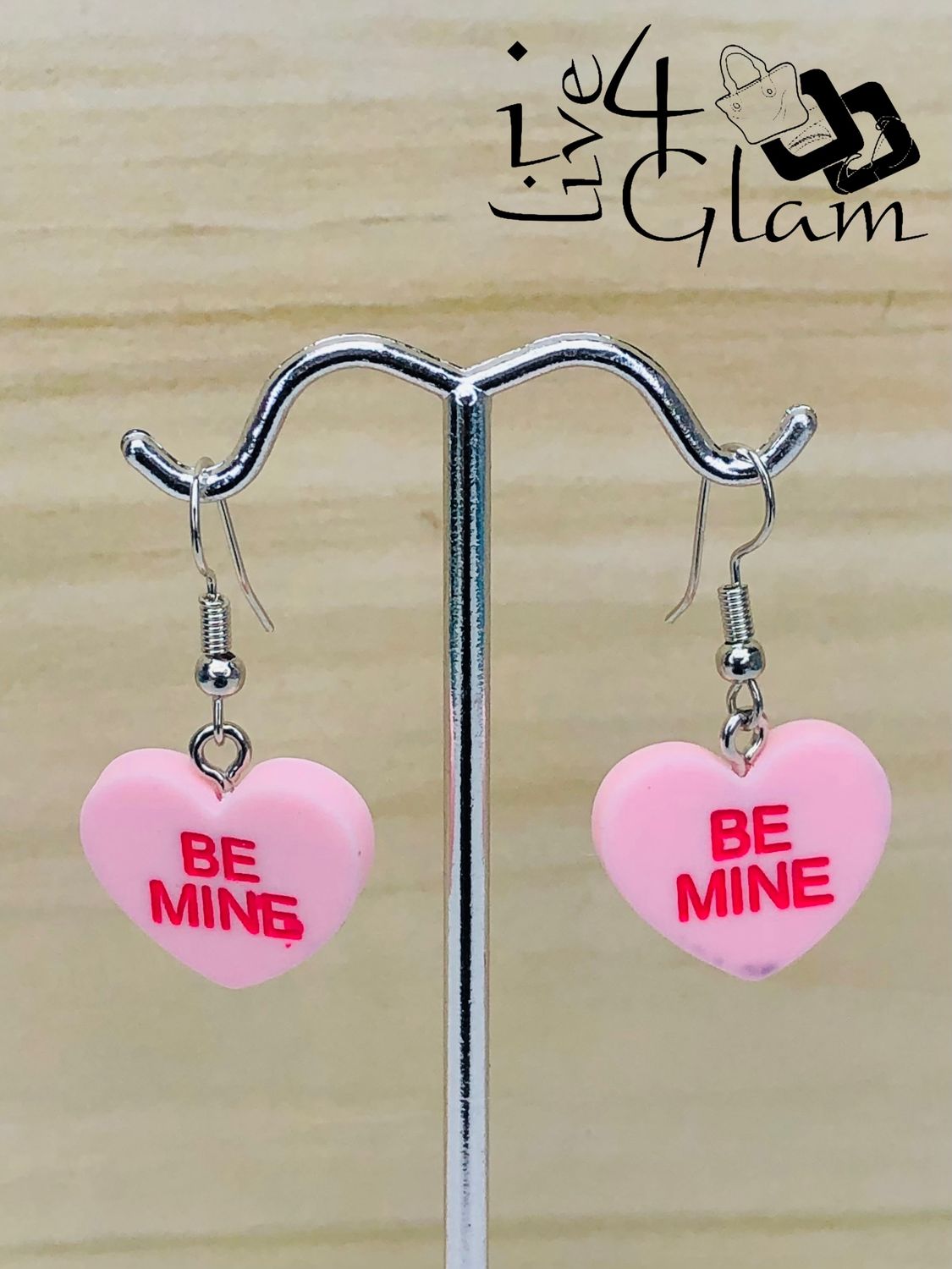 Fashion Hanging Earring Heart Be Mine
