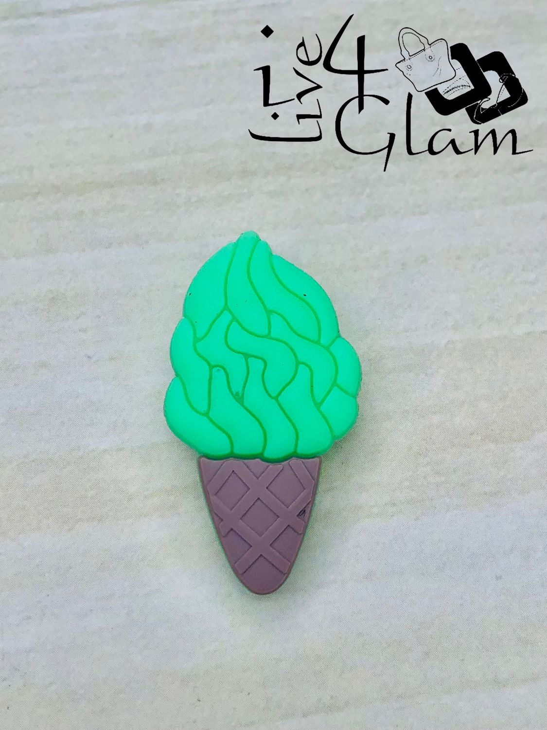 Ice Cream Cone Jibbit, Color: Green