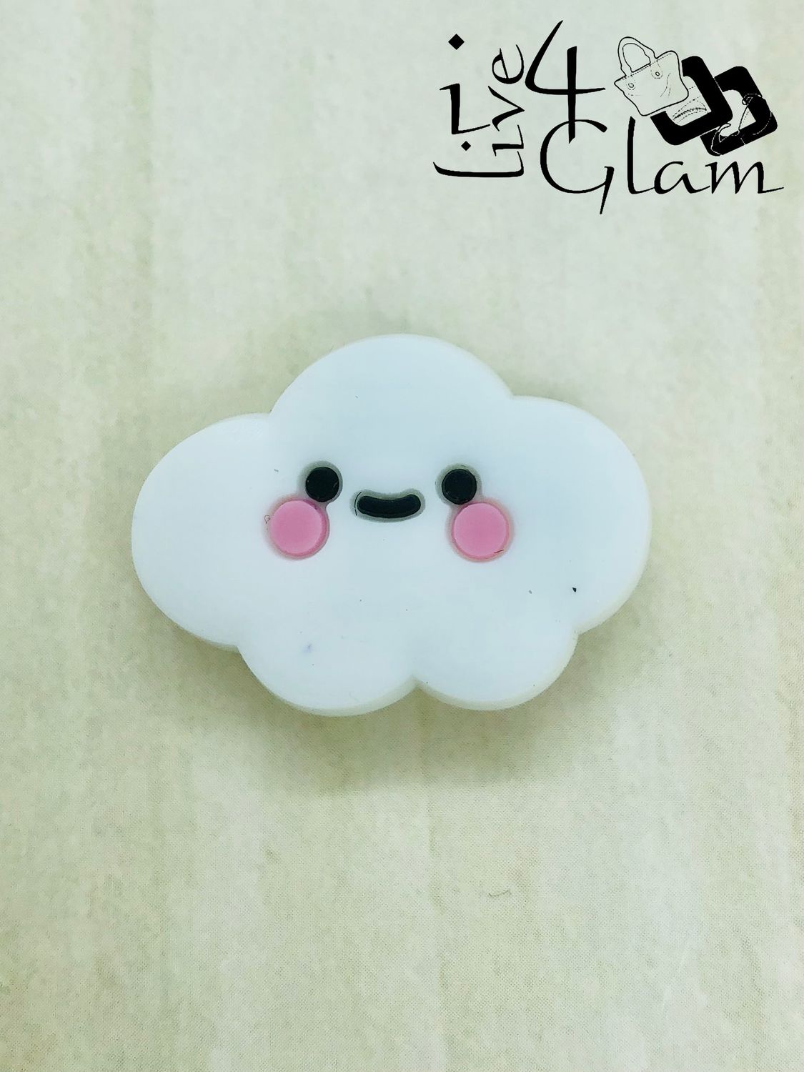 Shoe Charm Jibbit, Style: Blushing Cloud