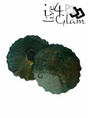 Hand Made Resin Green Coaster