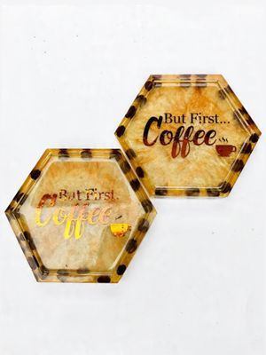 Hand Made Resin Coffee Coaster