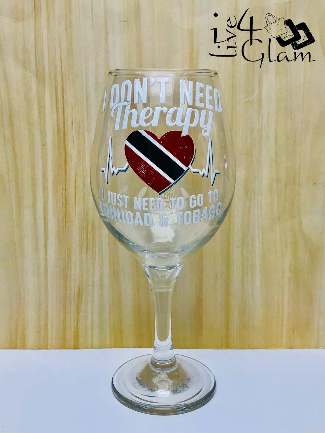 I Don't Need Therapy Souvenir Wine Glass