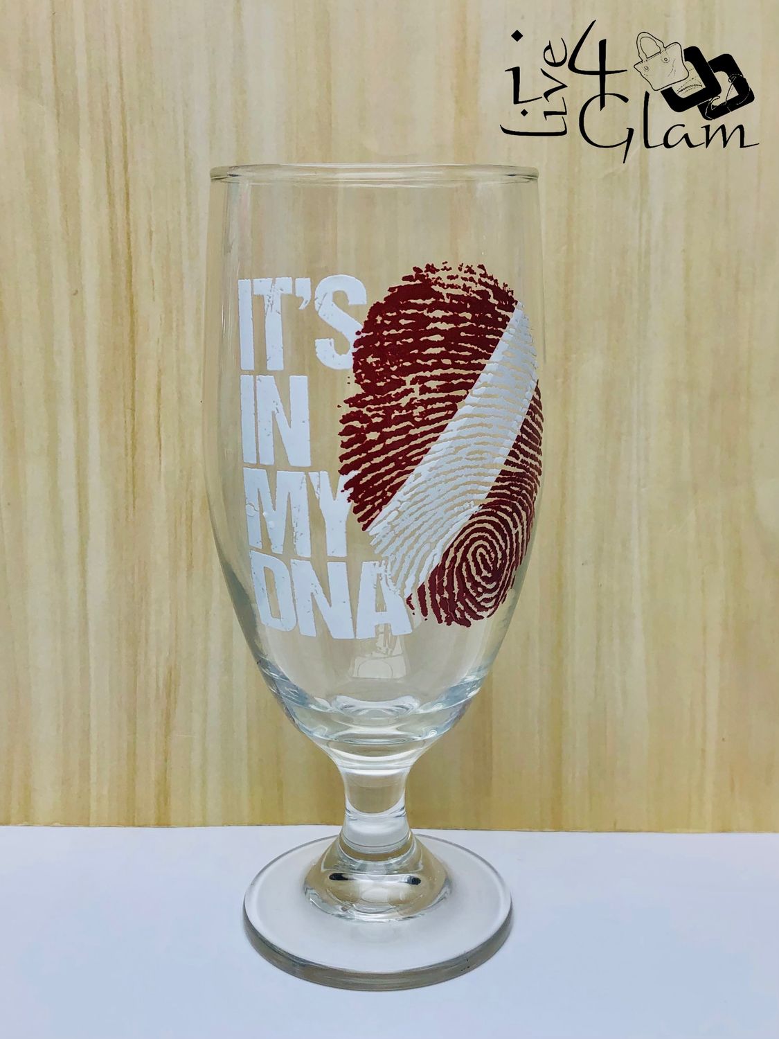 It's In My DNA Fingerprint Souvenir Glass