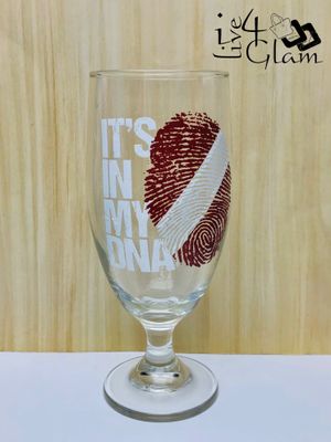 It's In My DNA Fingerprint Souvenir Glass