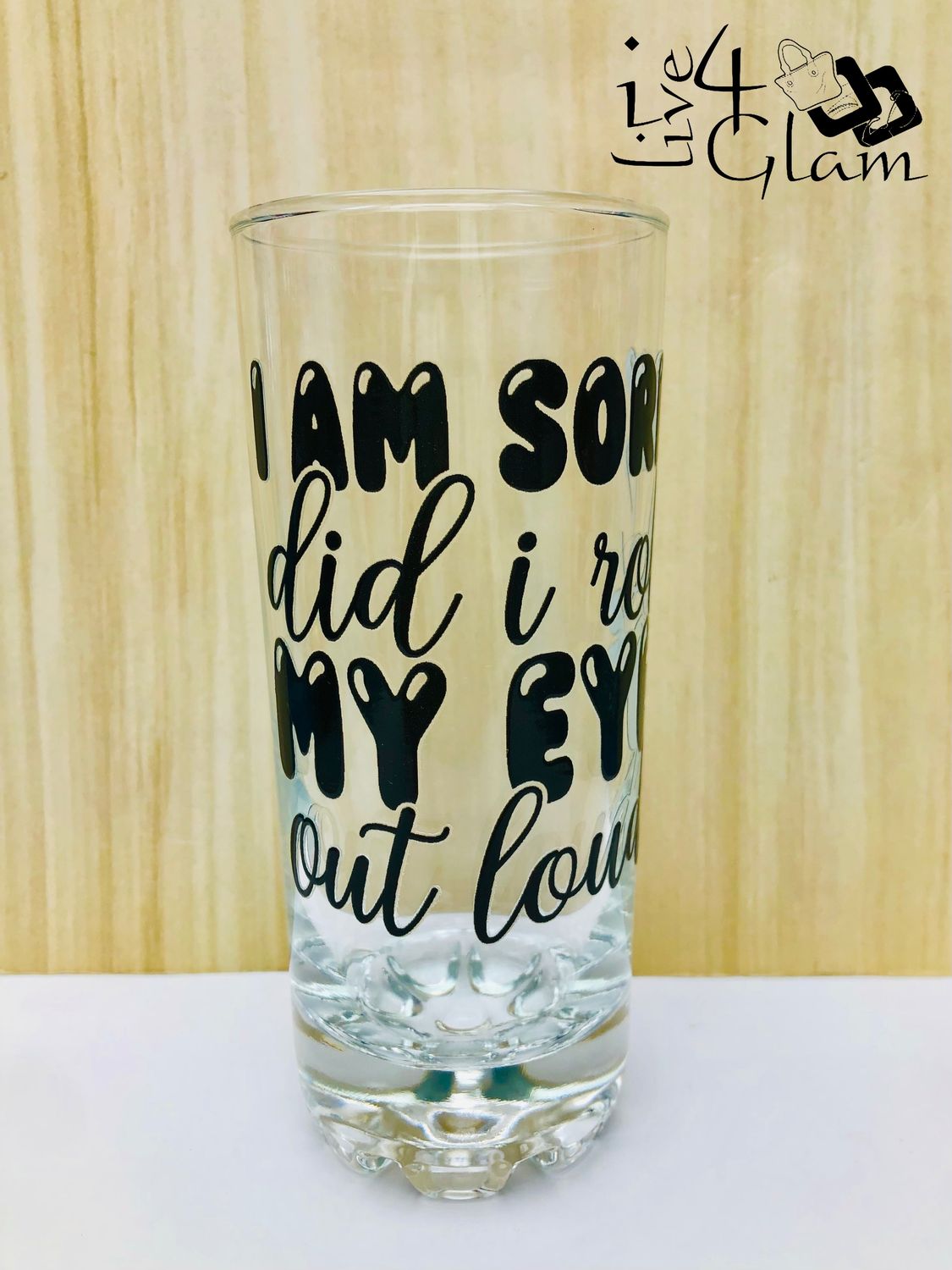 I am Sorry Shot Glass