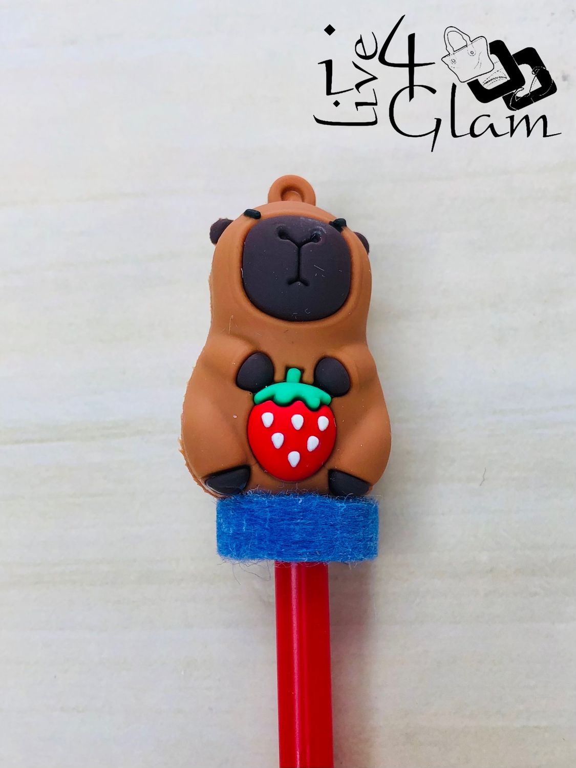 Capybara Pen with Strawberry