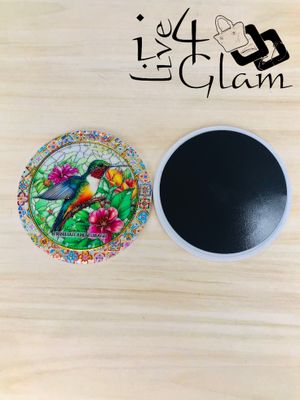 Trinidad and Tobago Hummingbird Ceramic Magnet Style 1