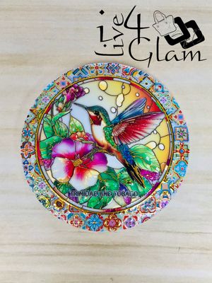 Trinidad and Tobago Hummingbird Ceramic Magnet Style 5