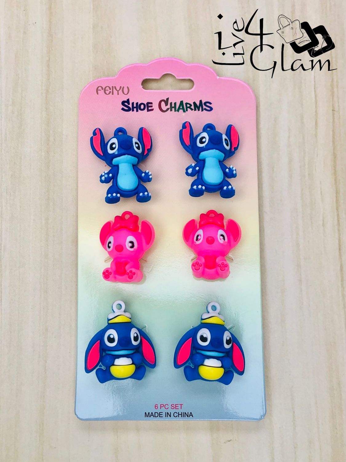 6 Pcs Stitch Character Jibbits