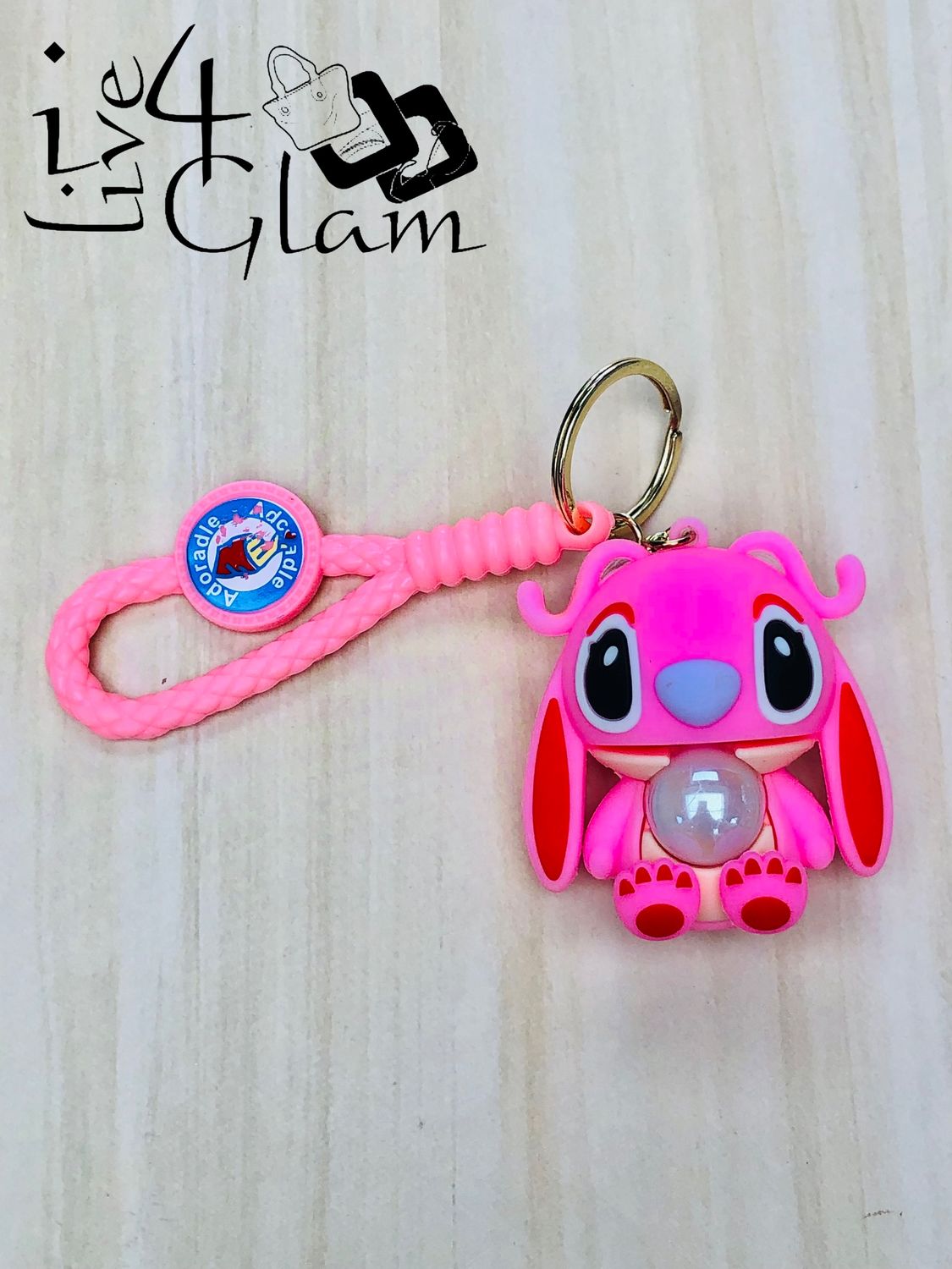 Light-Up Stitch Keychain Angel