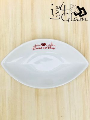 Trinidad and Tobago Heartbeat Ceramic Trinket Dish