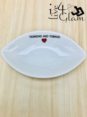 Trinidad and Tobago Heart Ceramic Trinket Dish
