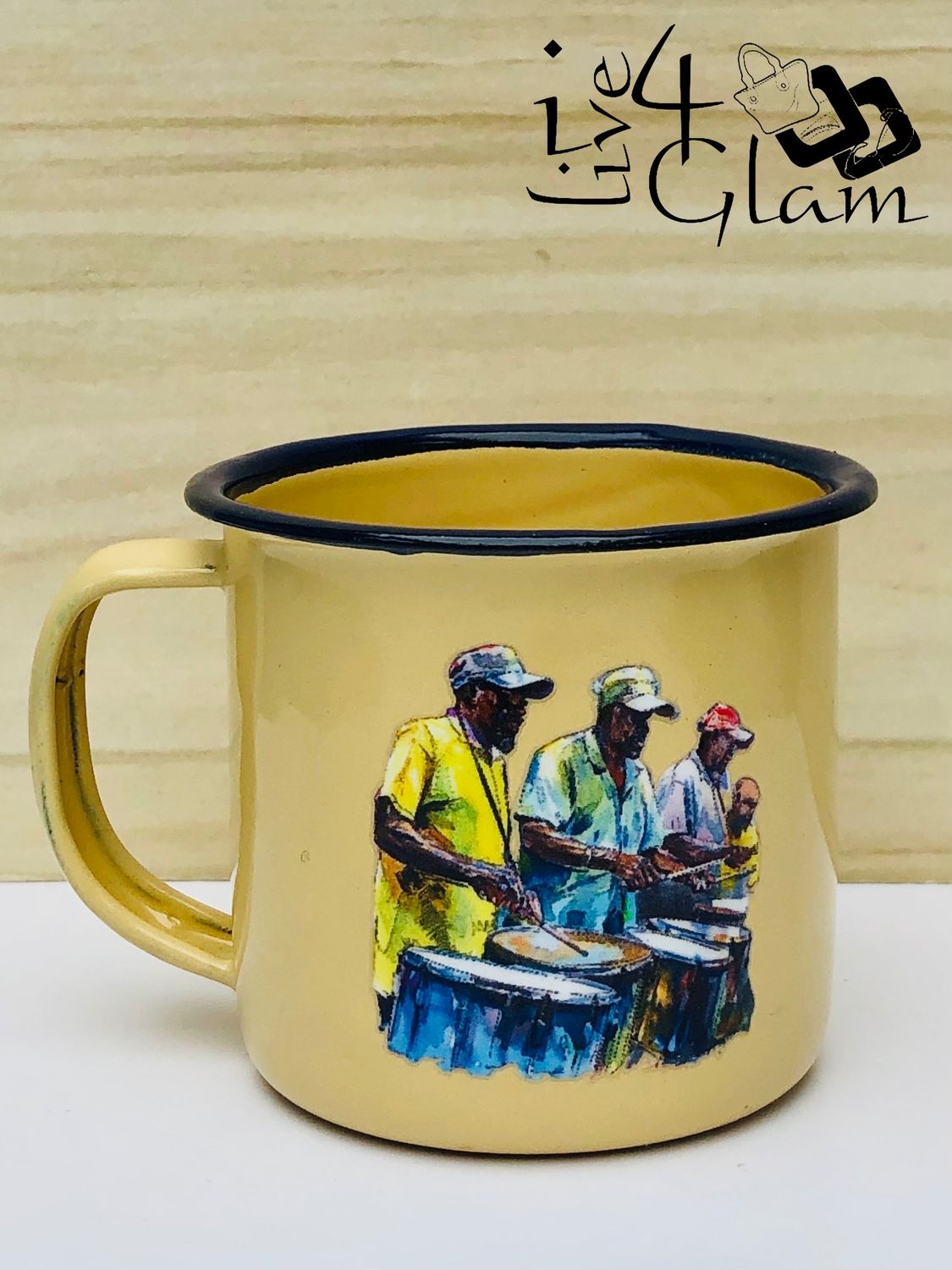 Mini Enamel Cup Steelpan Players