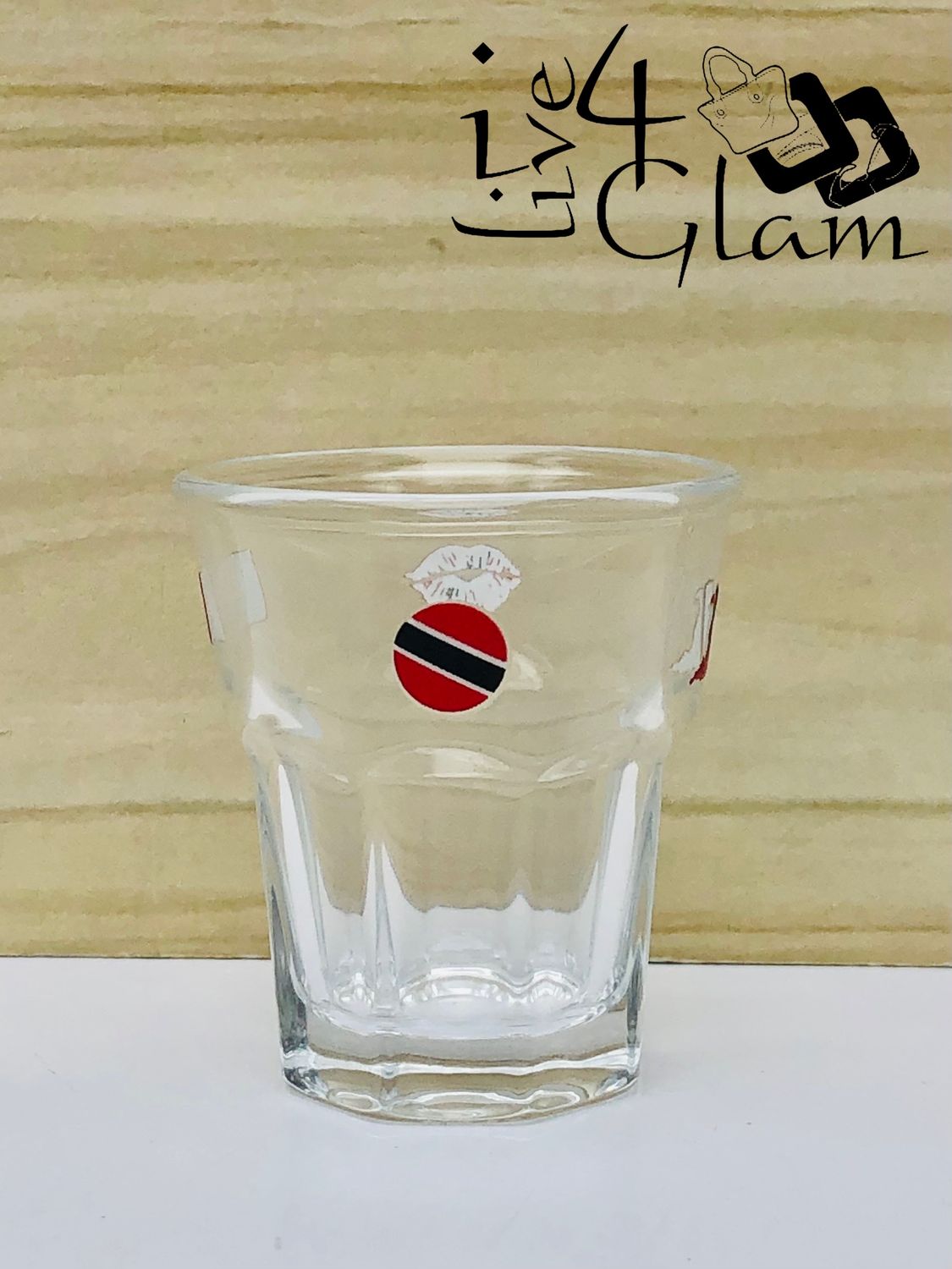 Trinidad and Tobago Flag Whiskey Glass