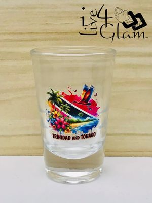 Trinidad and Tobago Tropical Shot Glass