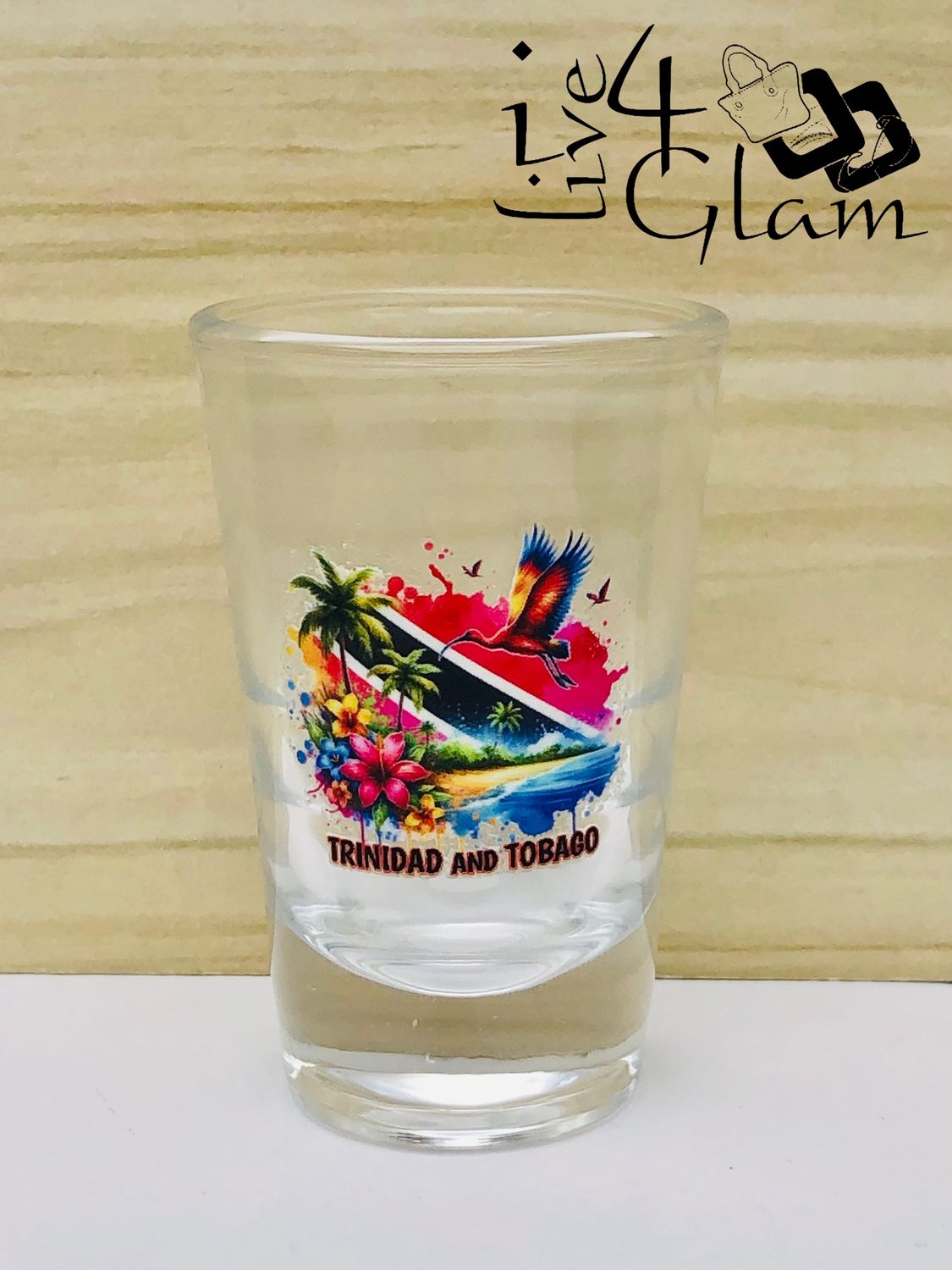 Trinidad and Tobago Tropical Shot Glass