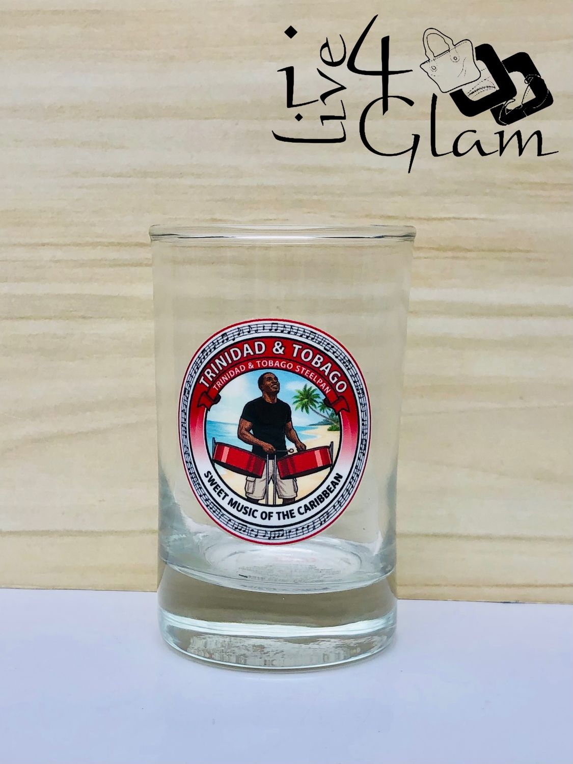 Trinidad and Tobago Steelpan Glass