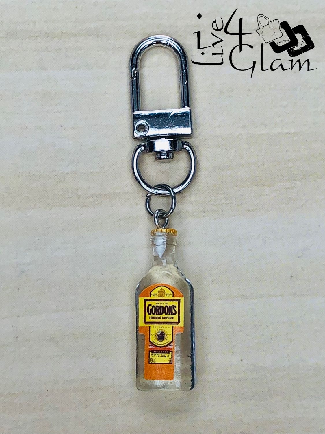 Mini Replica Gordon's London Dry Gin Keychain