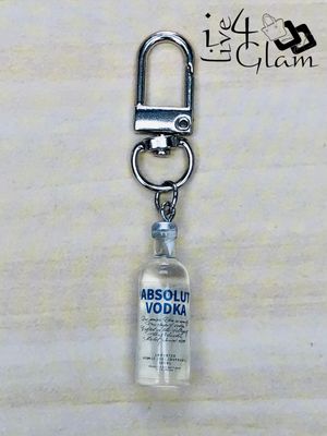 Mini Replica Absolut Vodka Keychain