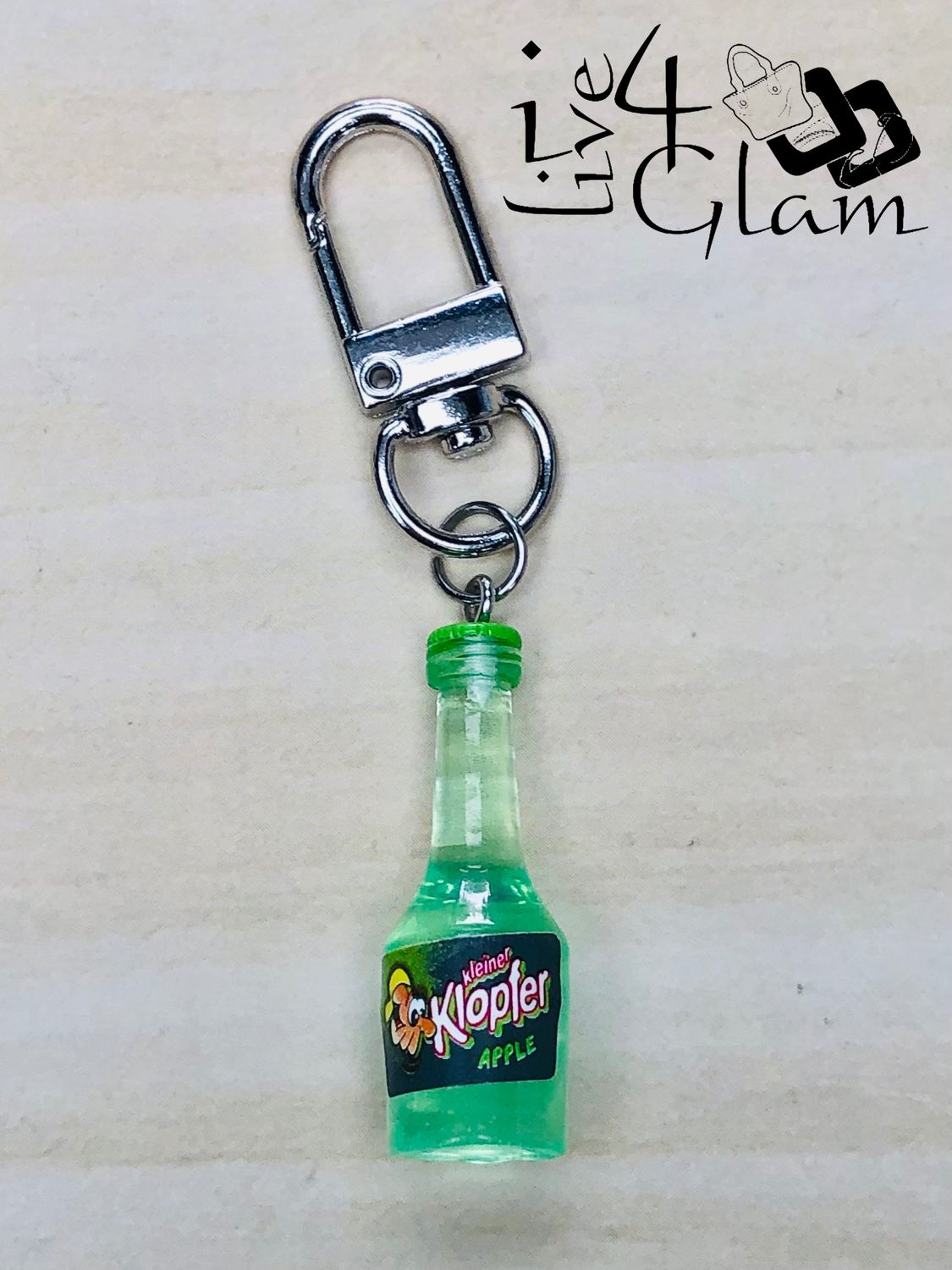 Mini Replica Kleiner Klopfer Apple Keychain
