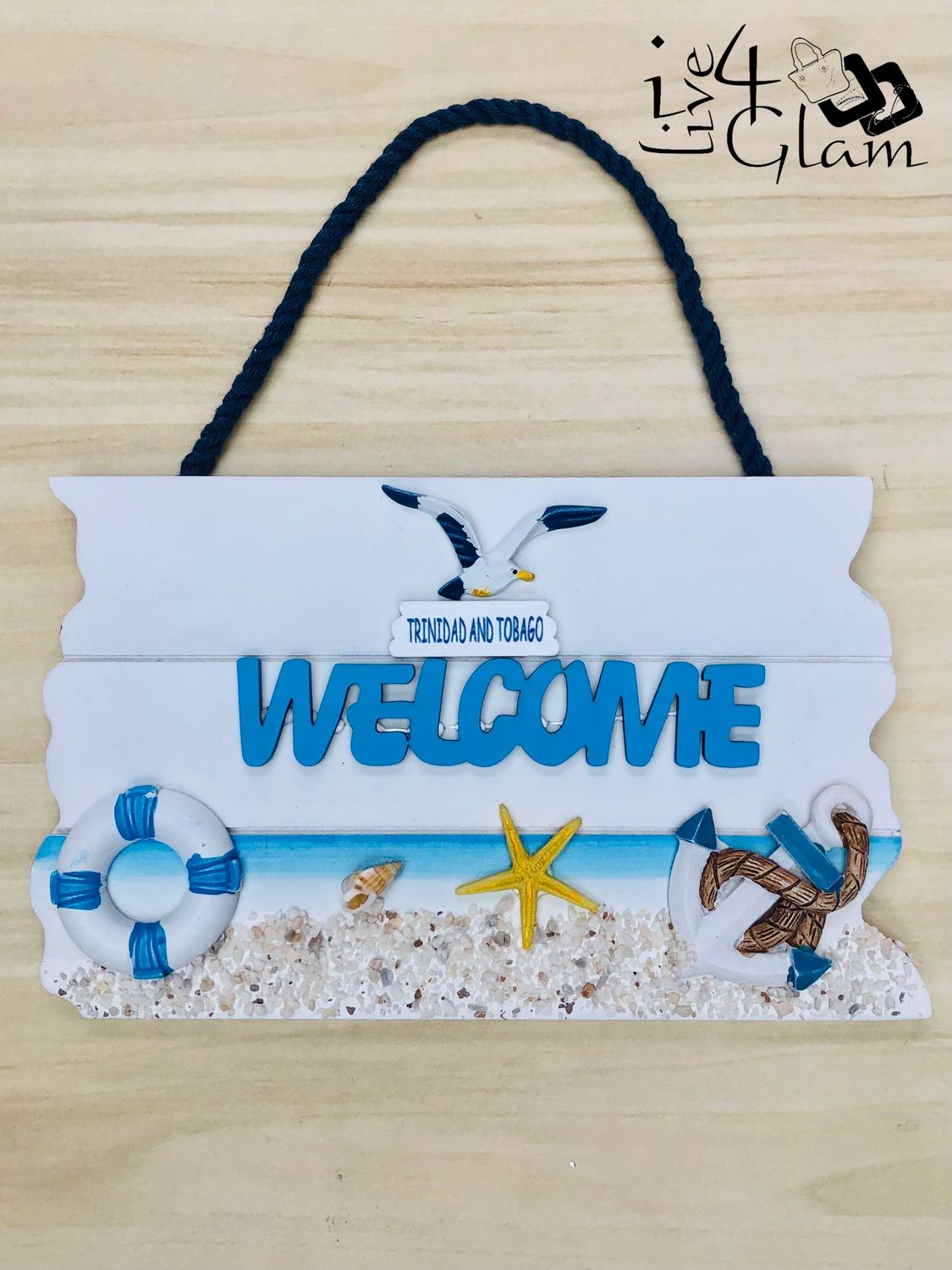 Welcome to Trinidad and Tobago Wall Hanging