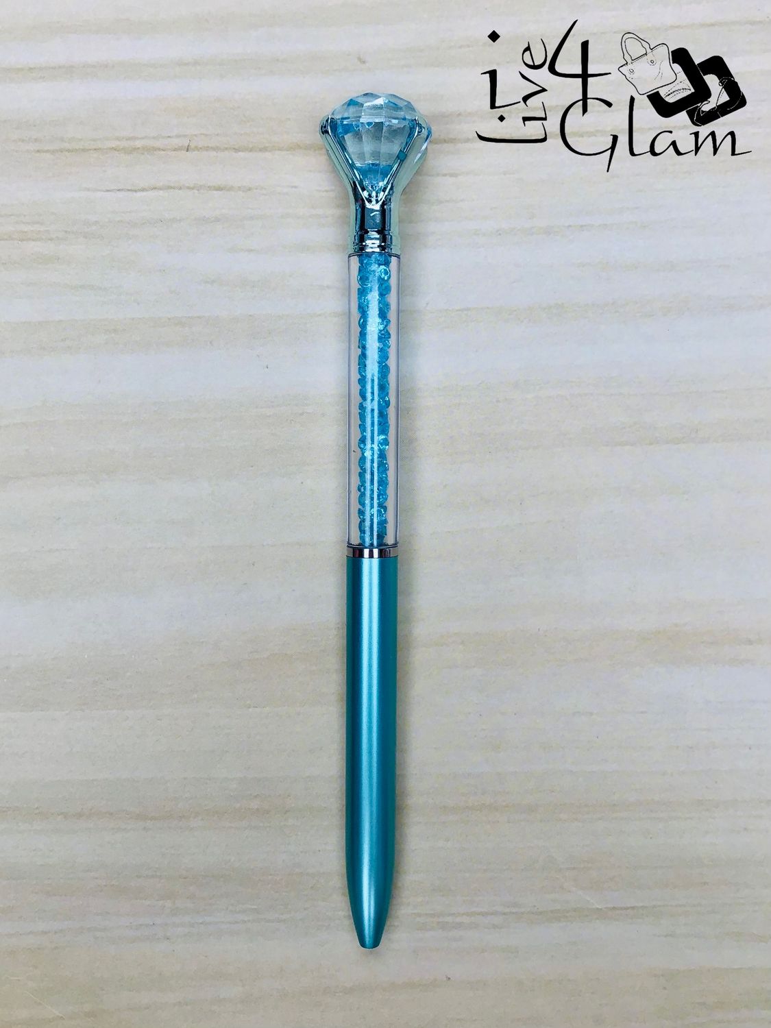 Diamond Crystal Pen, Color: Blue