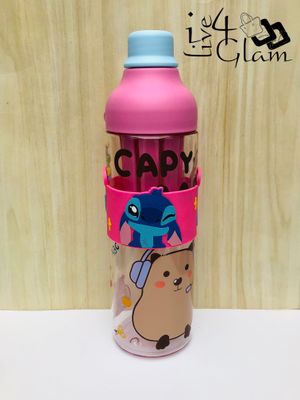 Capybara and Stitch Fruit Infuser Bottle