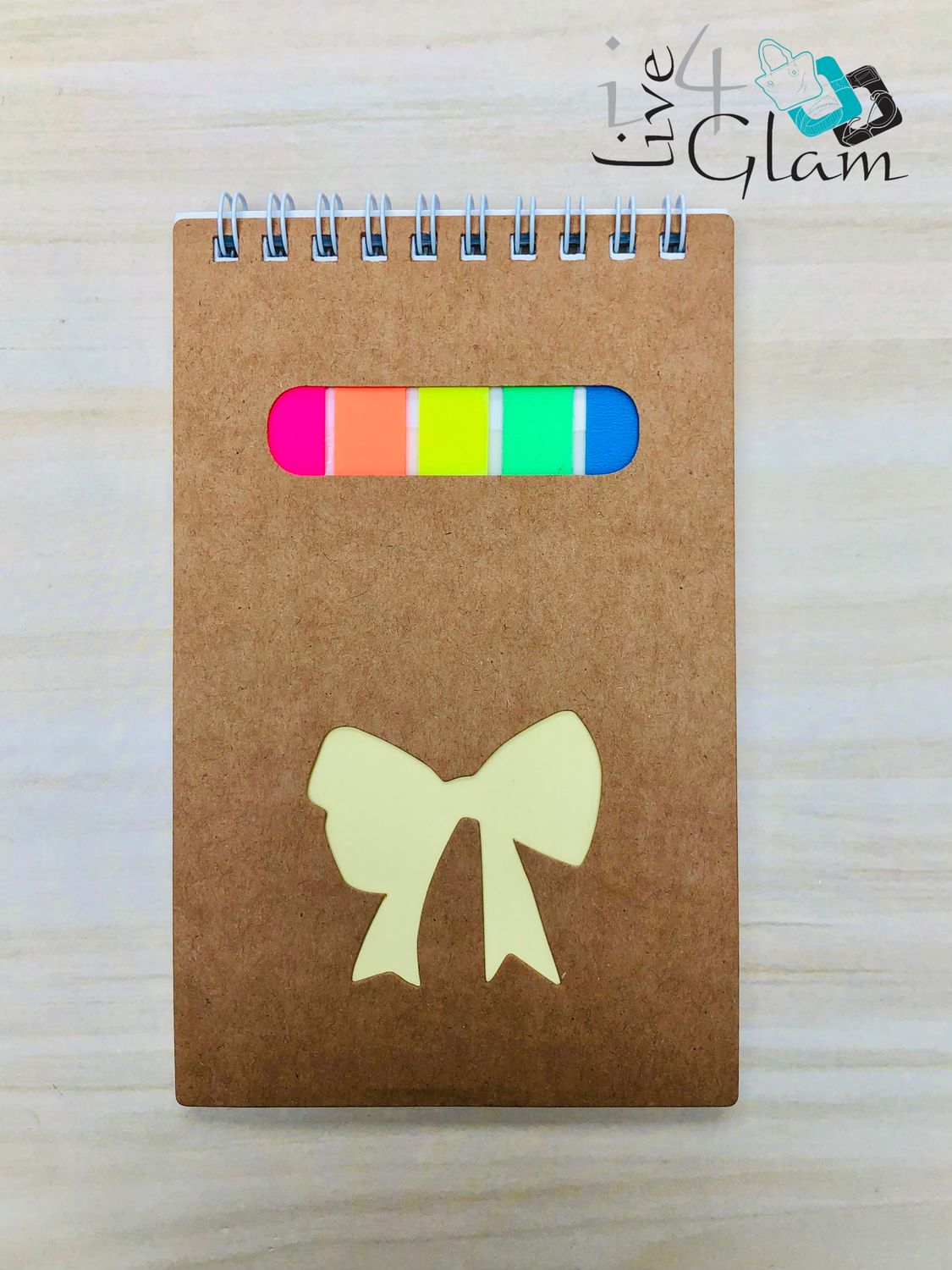 Bow Notepad with Sticky Notes