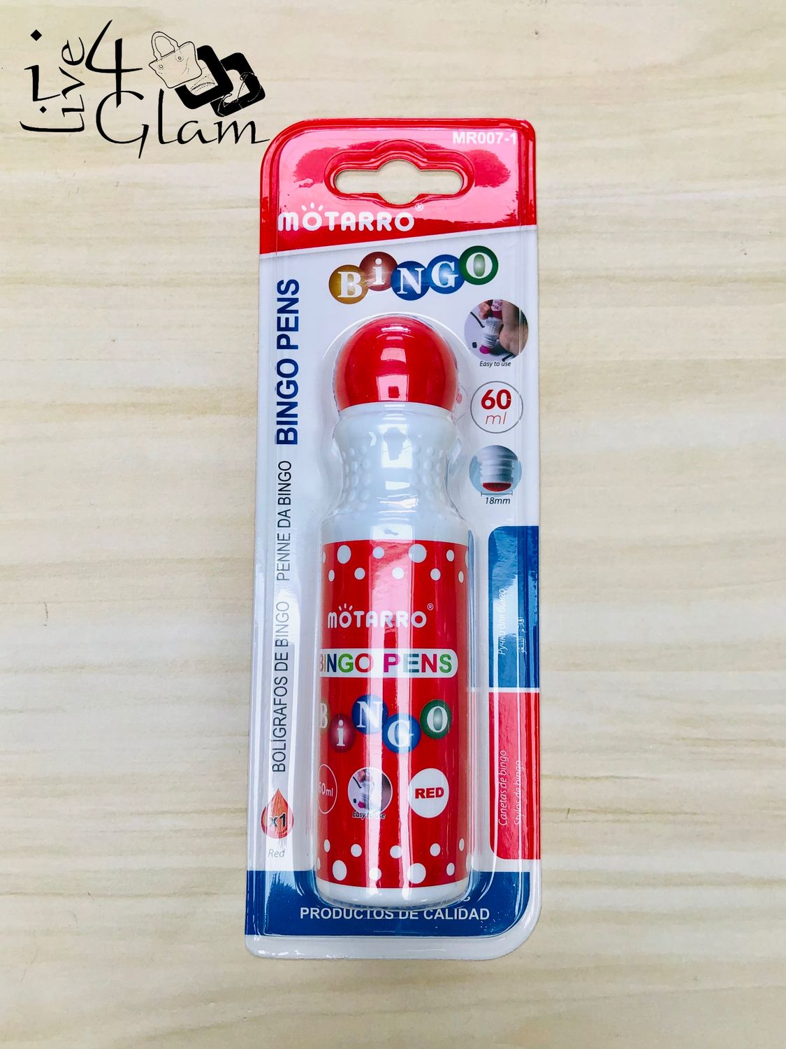 Red Bingo Pen 60ml