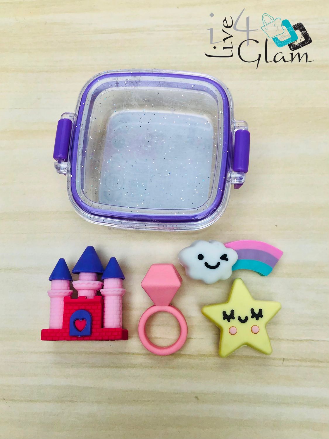 Princess Castle Eraser Set