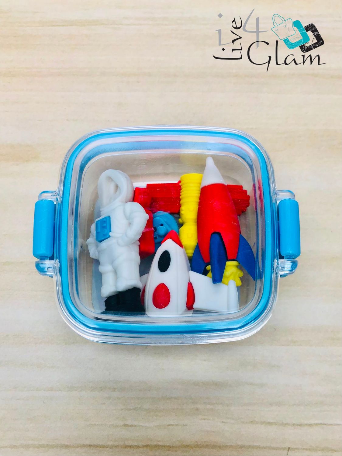 Astronaut Eraser Set