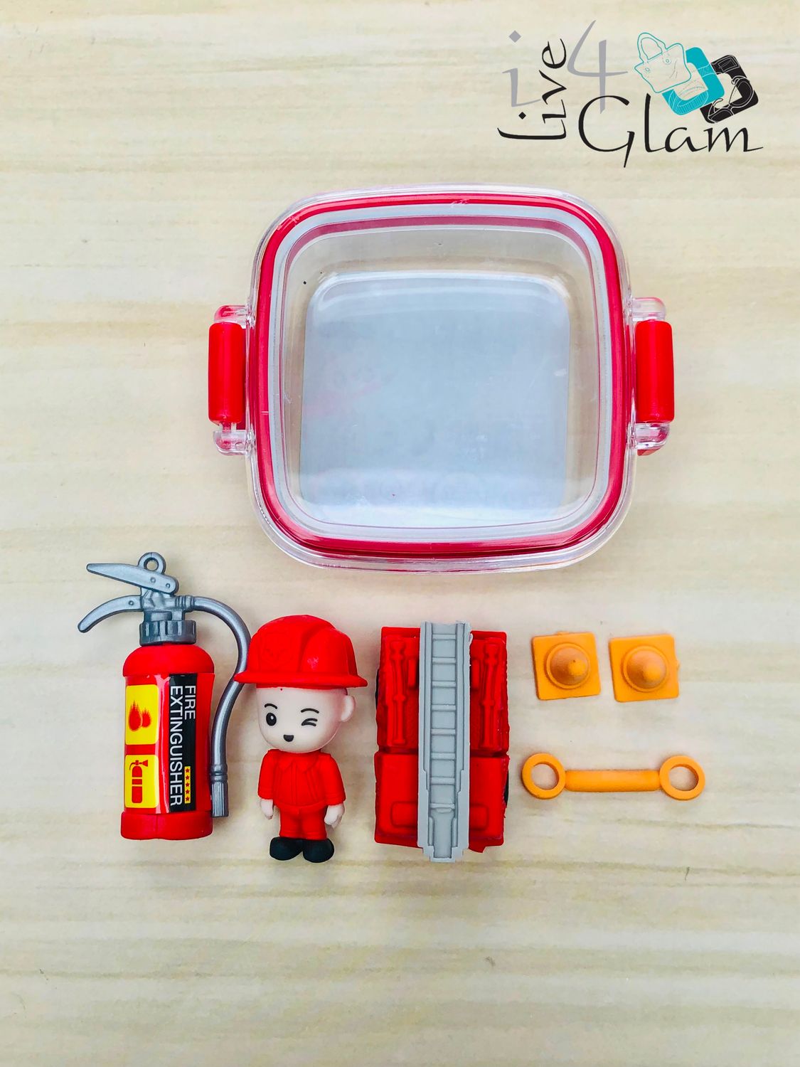 Fire Officer Eraser Set