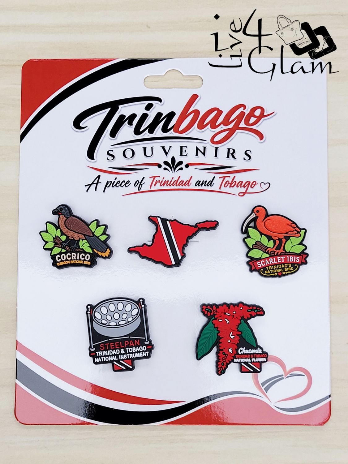 Trinidad and Tobago Souvenir 5pcs Jibbit Symbol