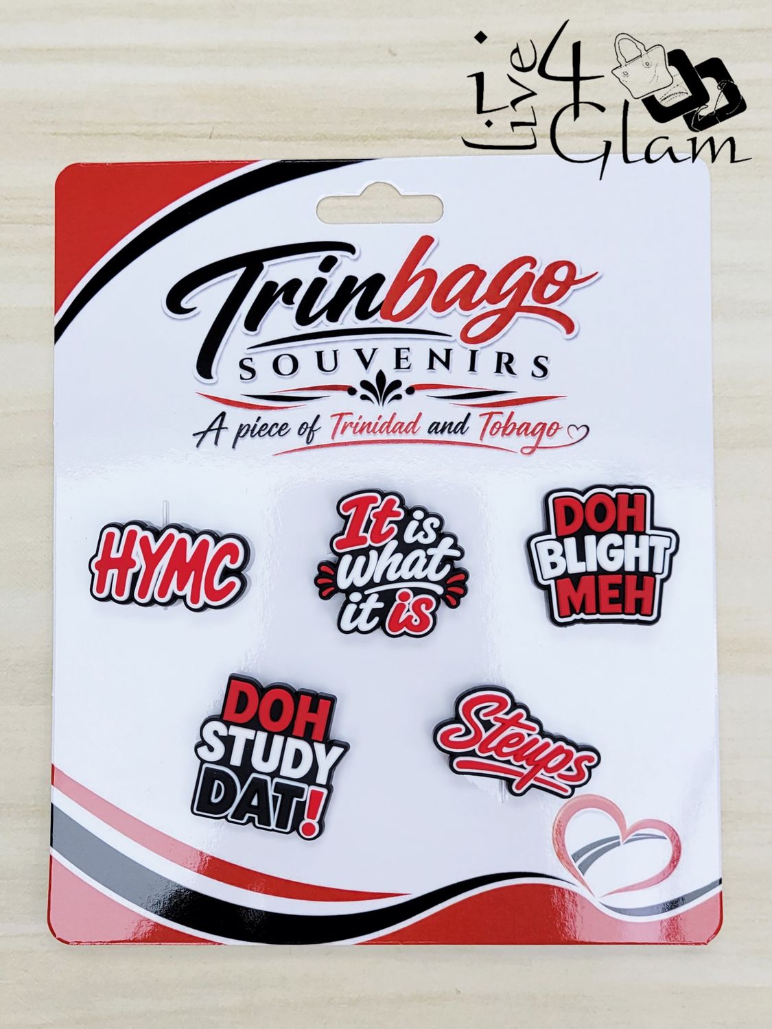 Trinidad and Tobago Souvenir 5pcs Jibbit Slogan