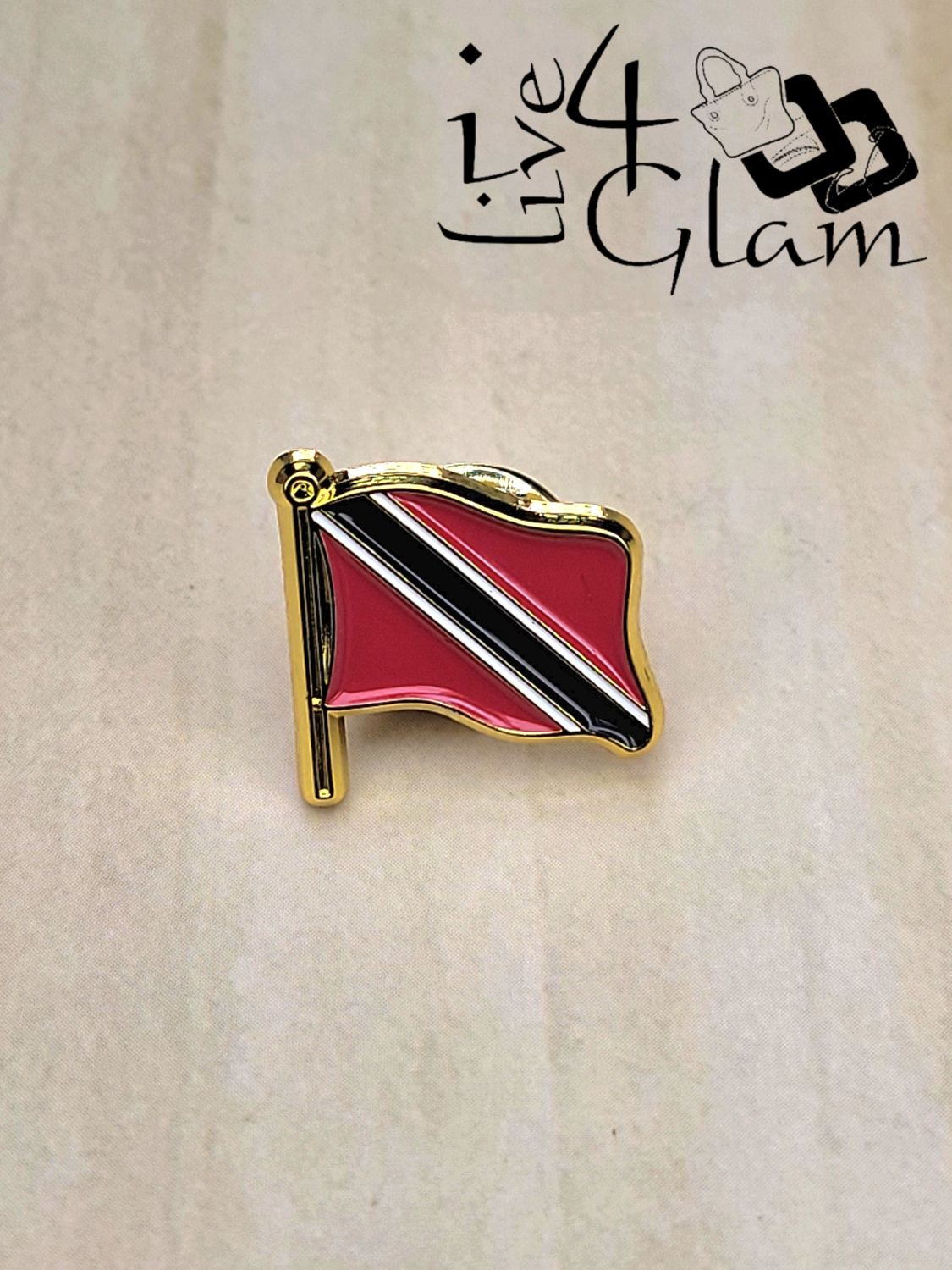 Trinidad and Tobago Flag Pin 15mm