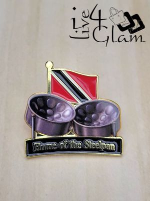 Trinidad and Tobago Steelpan Pin 30mm