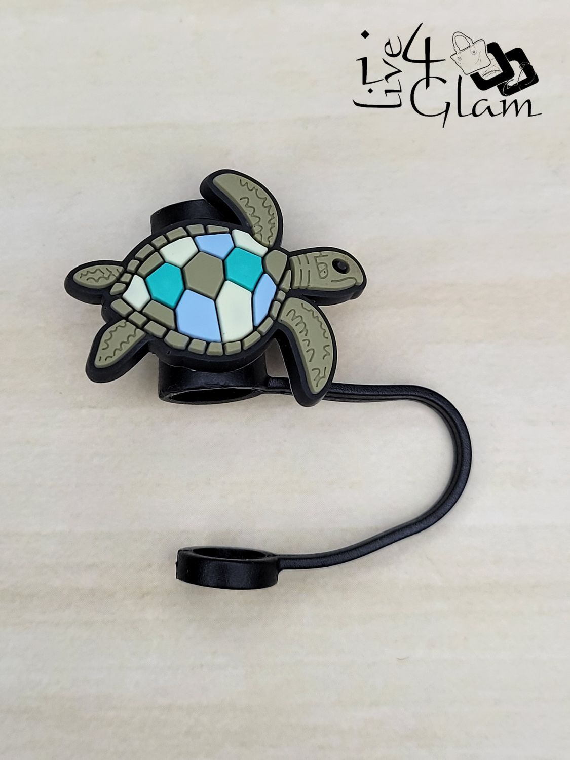 Animal Silicone Straw Cover, Style: Turtle