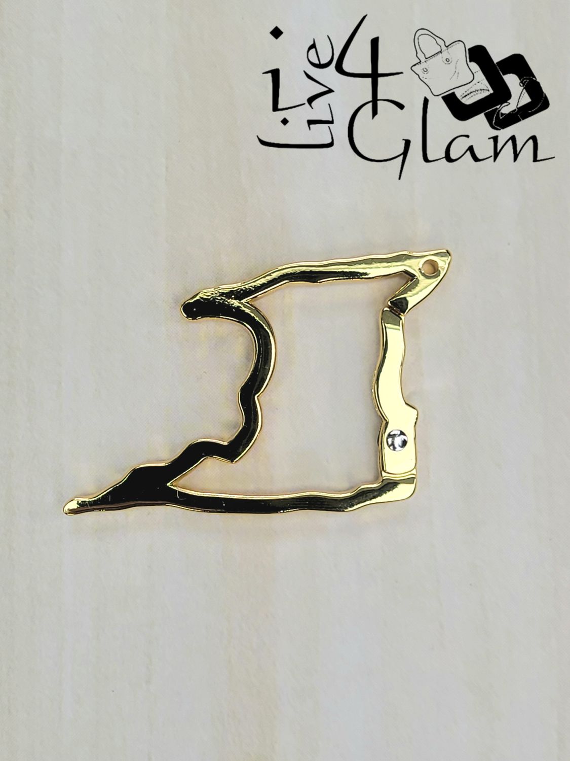 Trinidad and Tobago Carabiner Gold Toned