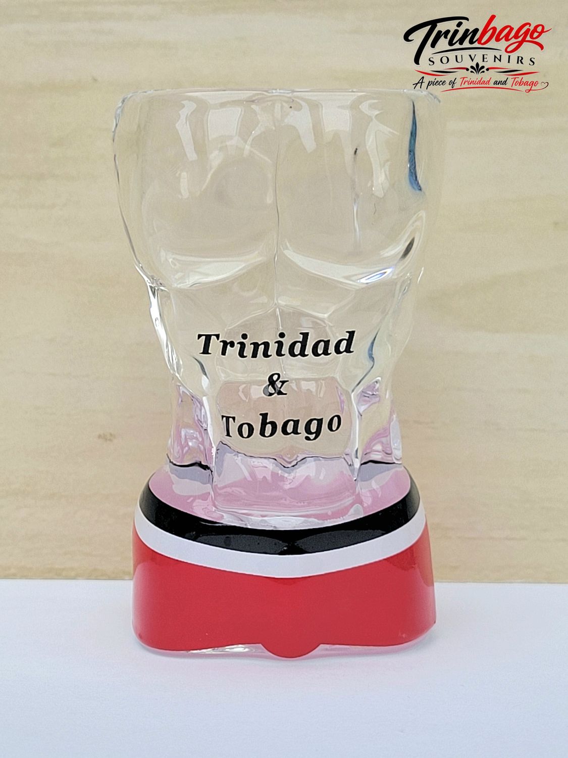 Trinidad and Tobago Male Body Shot Glass