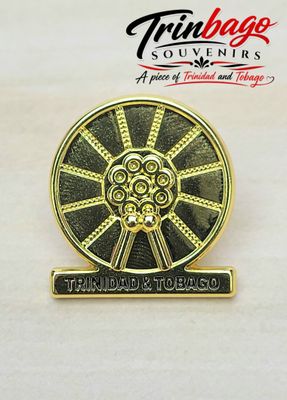 Gold Toned Steelpan Pin