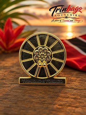 Gold Toned Steelpan Pin