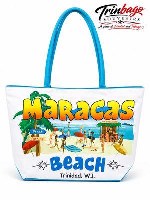 Maracas Beach Tote Bag Light Blue