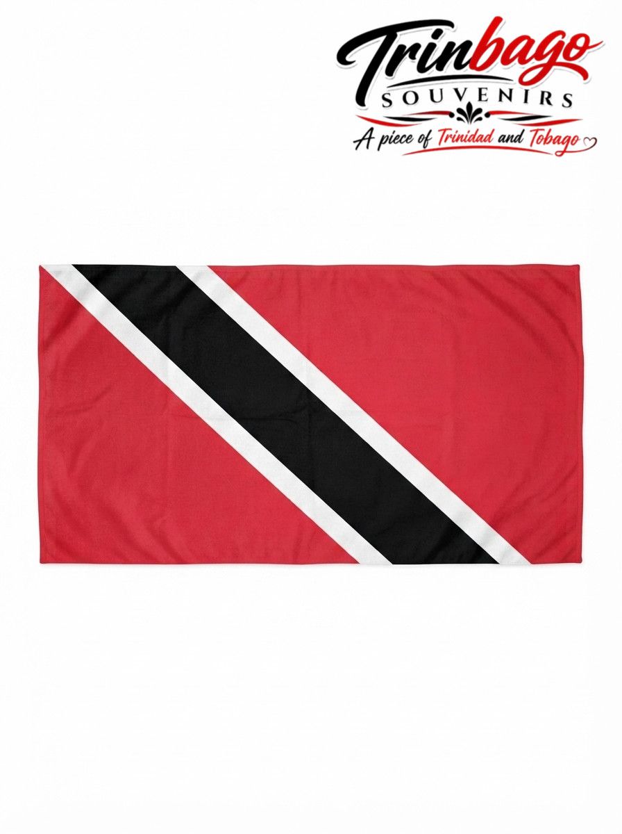 Trinidad and Tobago Flag Beach Towel
