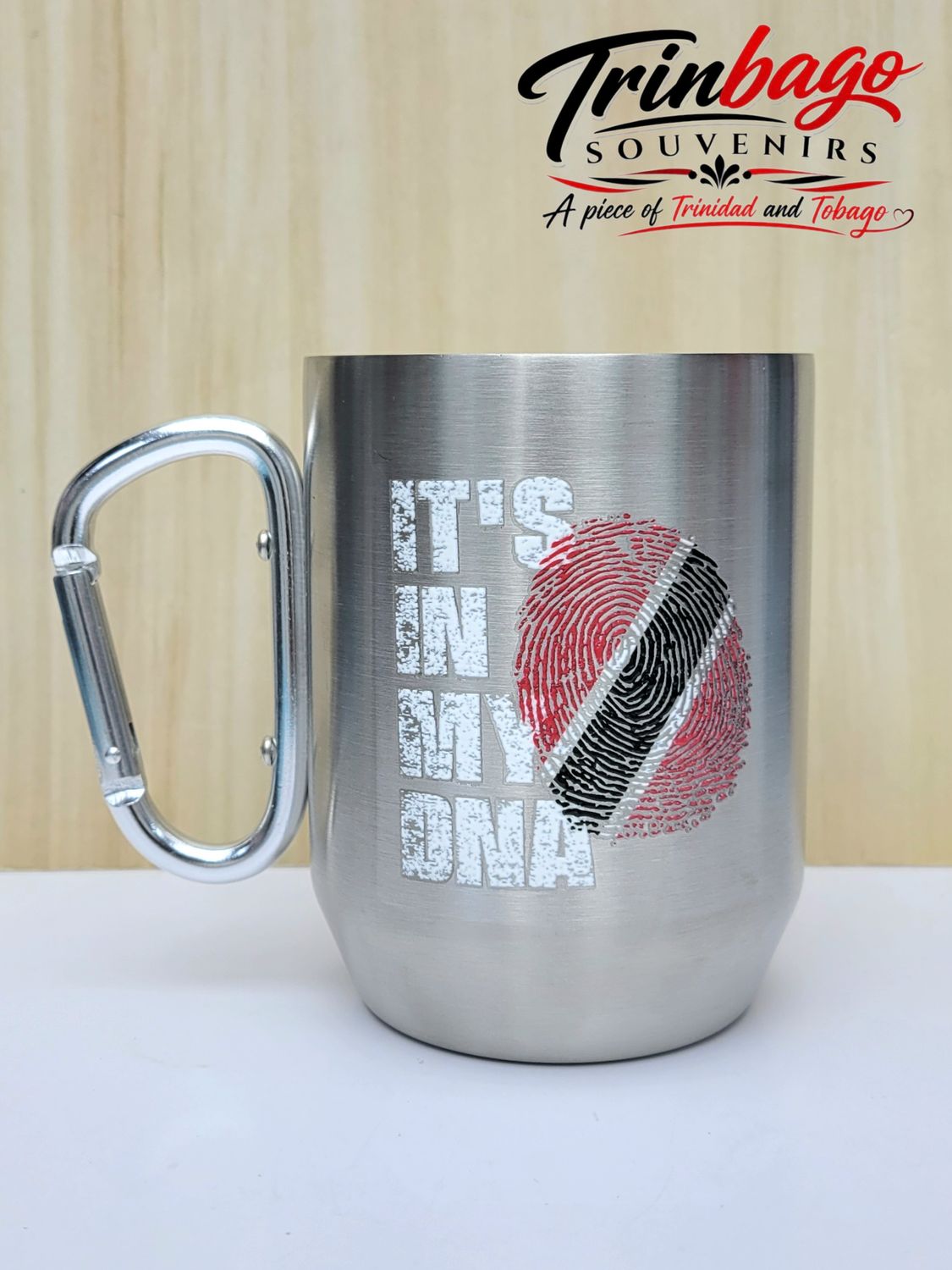 Stainless Steel In My DNA Souvenir Cup Silver