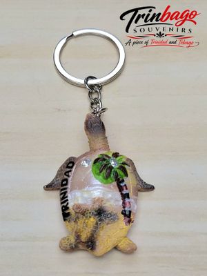 Trinidad Souvenir Turtle Keychain