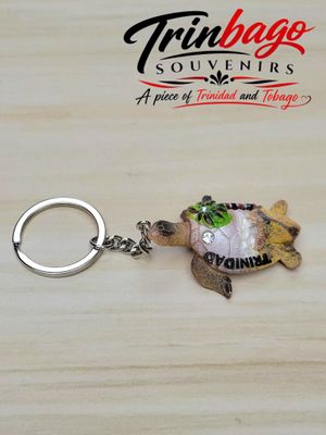 Trinidad Souvenir Turtle Keychain