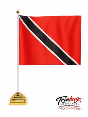 Trinidad and Tobago Desktop Flag 14x21cm