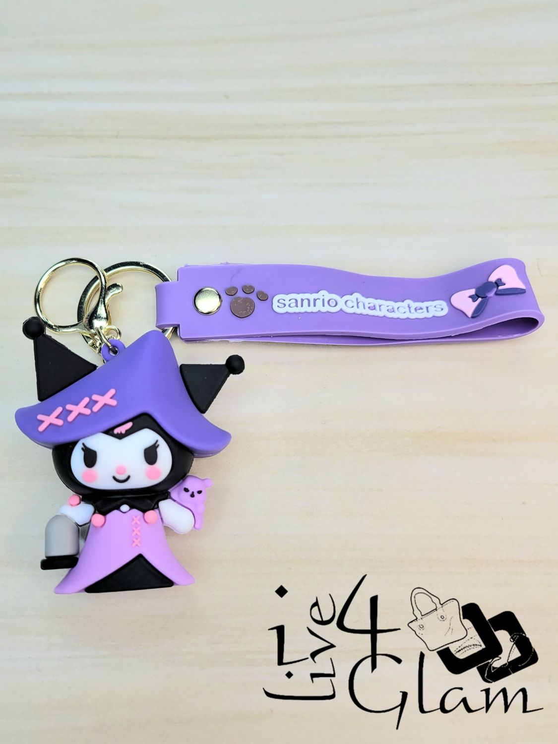 Kuromi Keychain Style 1
