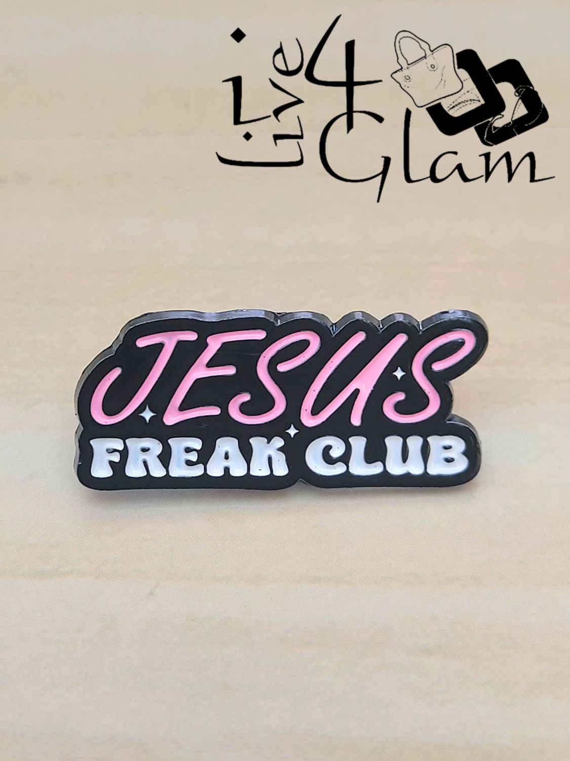 Enamel Pin Jesus Freak Club
