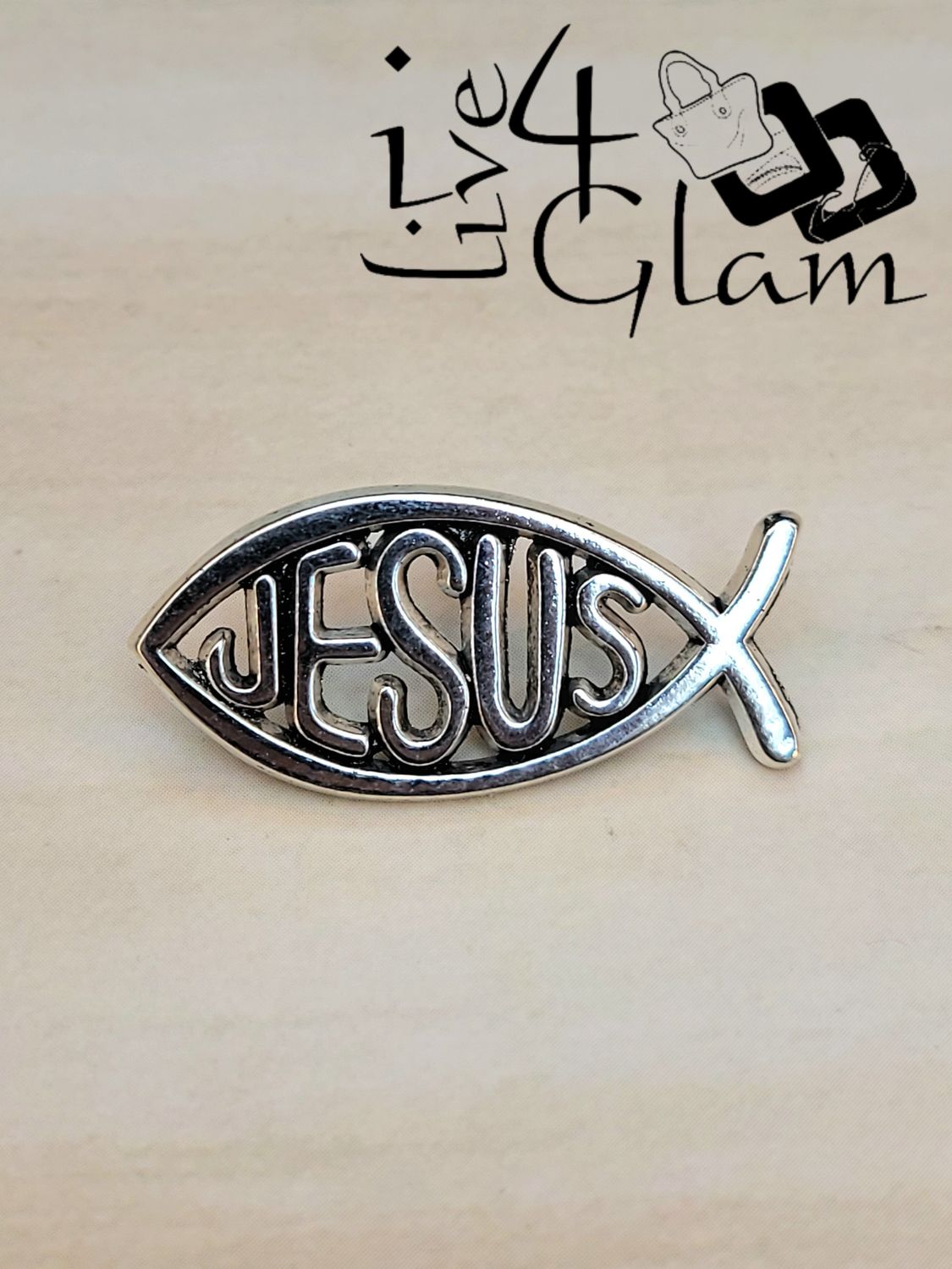 Enamel Pin Jesus Fish
